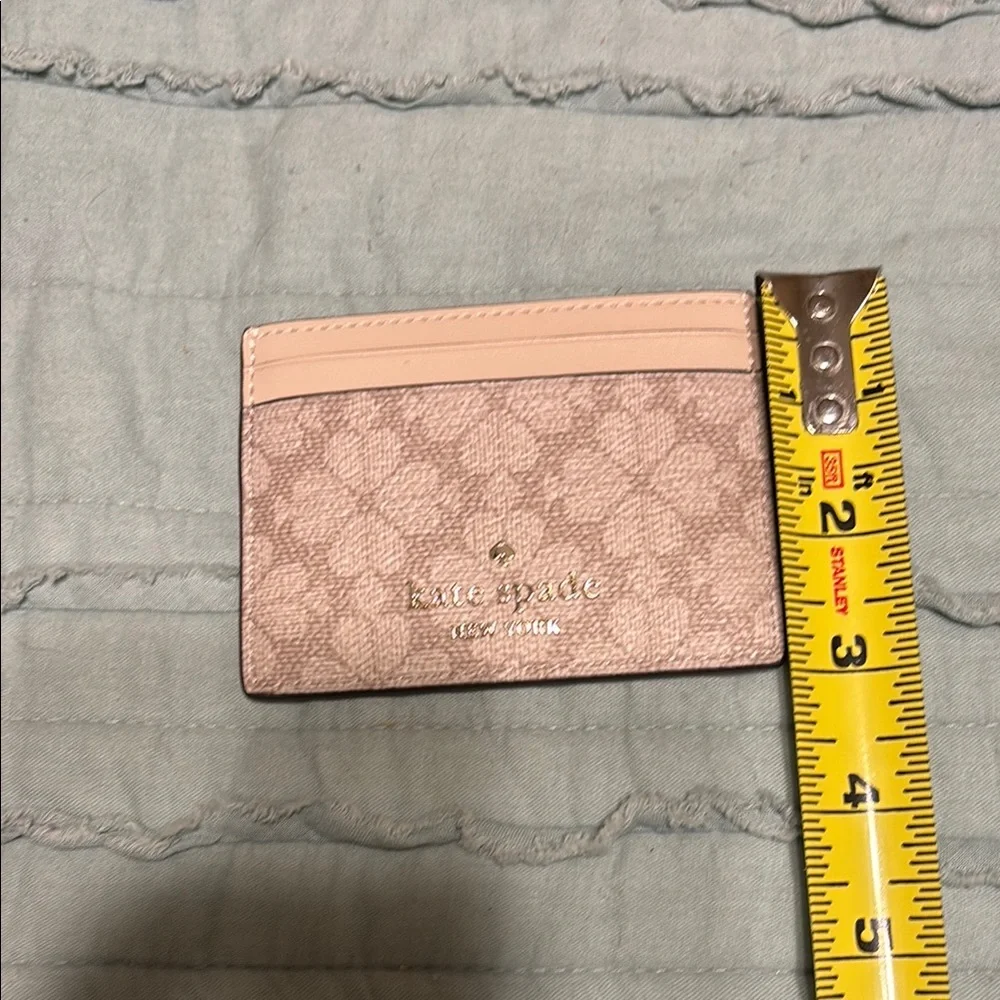 Kate Spade Blush and Beige Card Holder - Picture 2 of 3